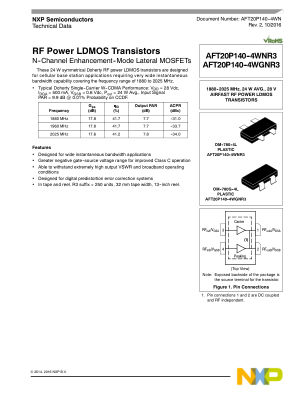 AFT20P140-4WN 数据手册首页