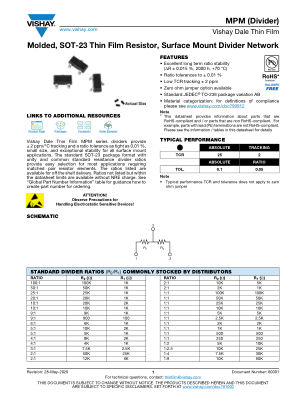 MPM datasheet cover page