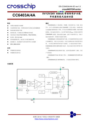 CC6404A datasheet cover page