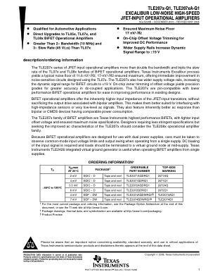 TLE2072A-Q1 数据手册首页
