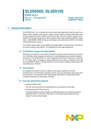 SL2S5002 datasheet cover page