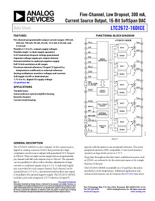 LTC2672-16DICE datasheet cover page