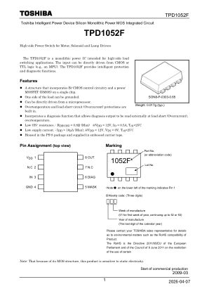 TPD1052F 数据手册首页