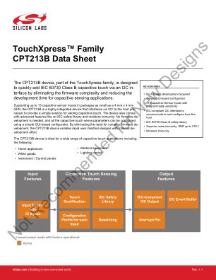 CPT213B-A01-GM datasheet cover page