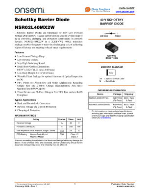 NSR02L40MX2W 数据手册首页
