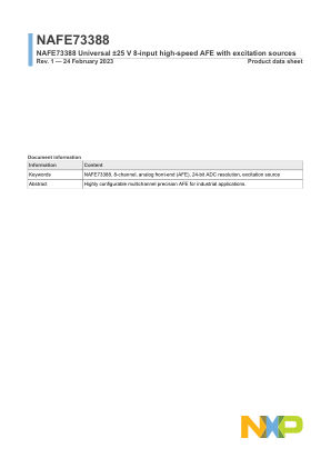 NAFE73388 datasheet cover page