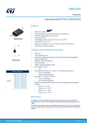 SM6F8-5AY datasheet cover page