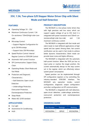 MS35629 datasheet cover page