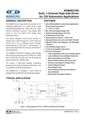 SGM42210Q datasheet cover page