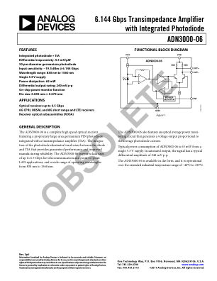 ADN3000-06 数据手册首页