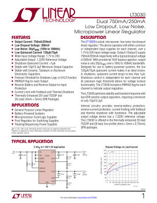 3030FA datasheet cover page