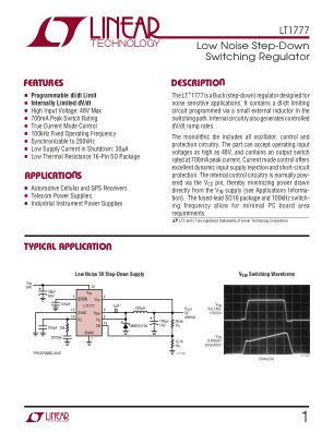 1777F datasheet cover page