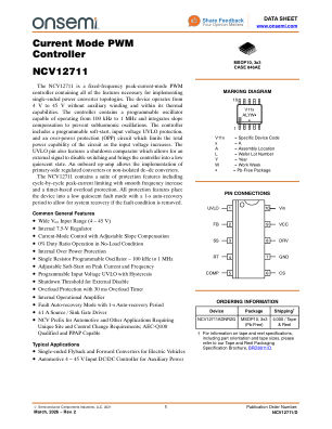 NCV12711 datasheet cover page