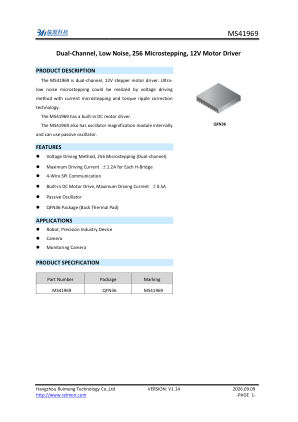 MS41969 datasheet cover page