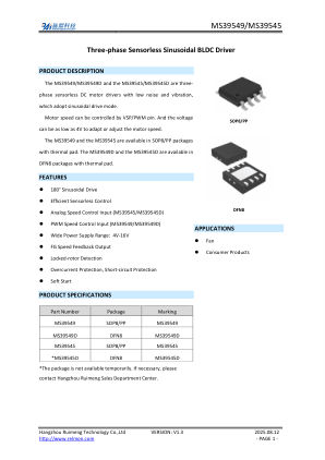 MS39549 datasheet cover page