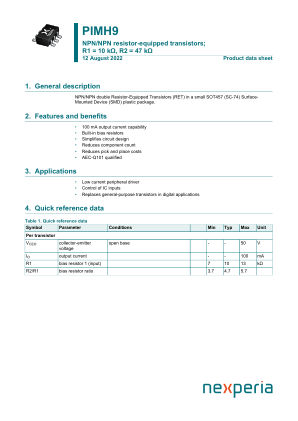 PIMH9 datasheet cover page