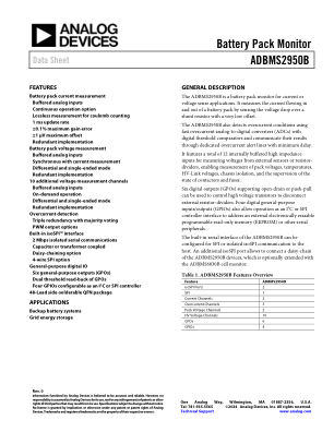 ADBMS2950B 数据手册首页