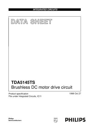TDA5145TS datasheet cover page