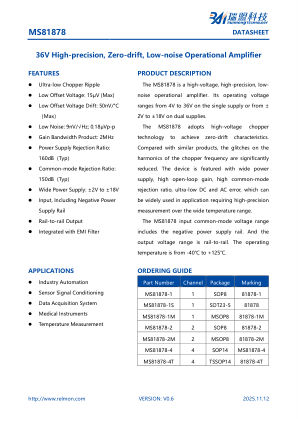 MS81878 datasheet cover page