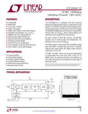 226212FC datasheet cover page