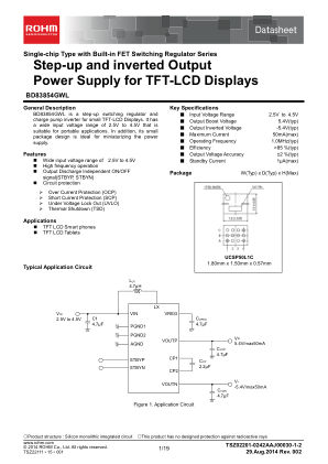 BD83854GWL datasheet cover page