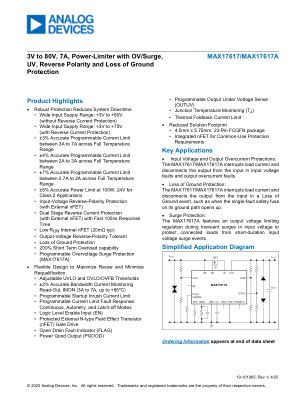 MAX17617-MAX17617A datasheet cover page