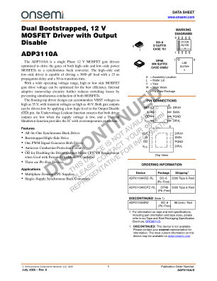 ADP3110A 数据手册首页