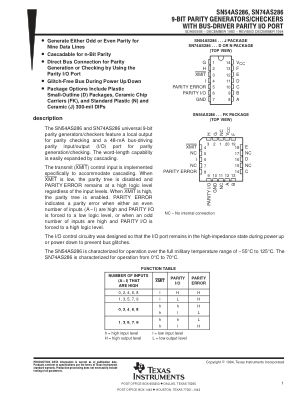 SN74AS286 数据手册首页