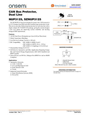 NUP3125 数据手册首页