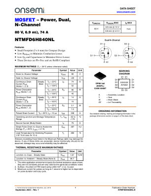 NTMFD6H840NL 数据手册首页