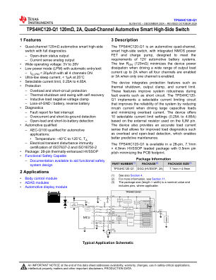 TPS4HC120-Q1 数据手册首页
