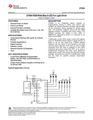 LP3944 datasheet cover page
