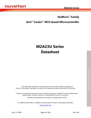 M2A23U 数据手册首页