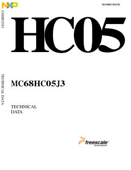 MC68HC05J3 数据手册首页