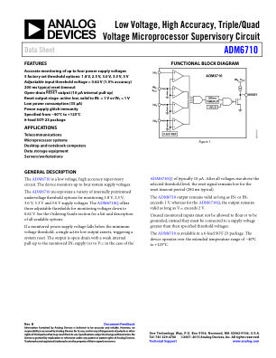 ADM6710 datasheet cover page