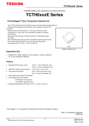TCTH011BE 数据手册首页