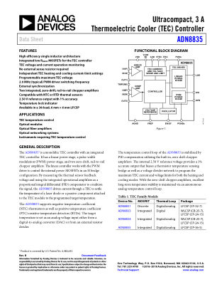 ADN8835 datasheet cover page