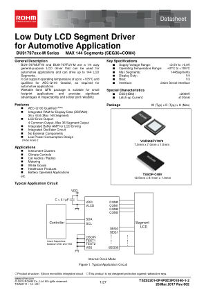 BU91797FUV-M datasheet cover page