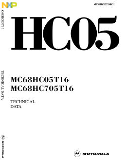 MC68HC05T16D 数据手册首页