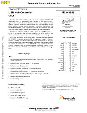 MC141555 datasheet cover page