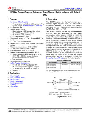 ISO6742 数据手册首页