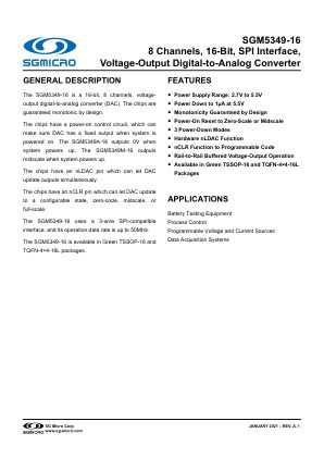 SGM5349-16 datasheet cover page