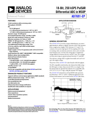AD7691-EP 数据手册首页