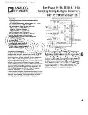 762043DAS1158 datasheet cover page