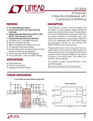 LTC4306 datasheet cover page
