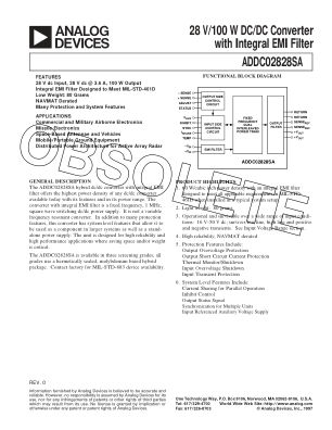 1359999ADDC02828SA datasheet cover page