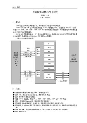 CH392 数据手册首页