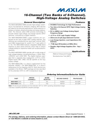 MAX14805-MAX14806 datasheet cover page