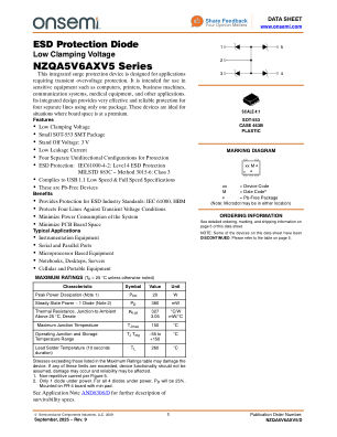 NZQA5V6AXV5 数据手册首页
