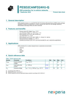 PESD2CANFD24VU-QX datasheet cover page